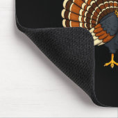 Funny Thanksgiving Turkey Meow Cat Disguise Men Wo Muismat (Hoek)