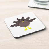 Funny Thanksgiving Turkey Onderzetter (Linkerzijde)