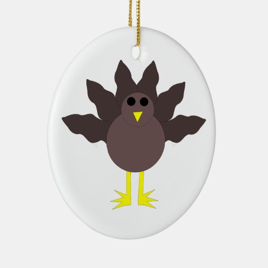 Funny Thanksgiving Turkey Ornament (Rechts)