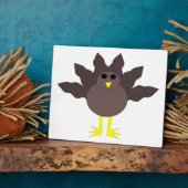 Funny Thanksgiving Turkey Plaque Fotoplaat (Zijkant)