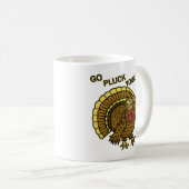 Funny Thanksgiving Turkey Pun Koffiemok (Voorkant rechts)