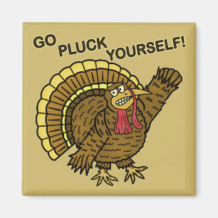 Funny Thanksgiving Turkey Pun Magneet