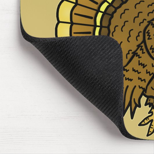 Funny Thanksgiving Turkey Pun Muismat (Hoek)