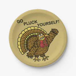Funny Thanksgiving Turkey Pun Papieren Bordje