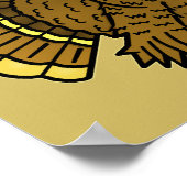 Funny Thanksgiving Turkey Pun Poster (Hoek)