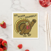 Funny Thanksgiving Turkey Pun Servetten (Insitu)