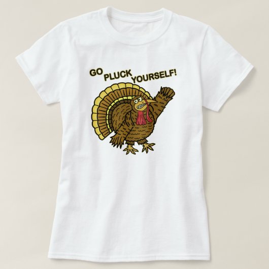 Funny Thanksgiving Turkey Pun T-shirt (Design voorkant)