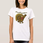 Funny Thanksgiving Turkey Pun T-shirt (Voorkant)