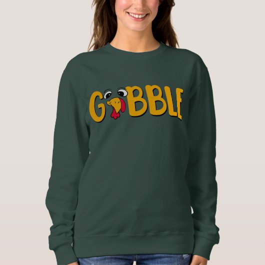 Funny Thanksgiving Turkey Sweatshirt (Voorkant)