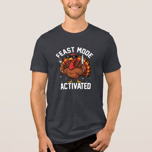 Funny Thanksgiving Turkey T-Shirt (Voorkant)