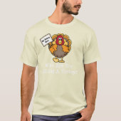 Funny Thanksgiving Turkey Toddler Black Tee Shirt