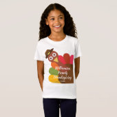 Funny Thanksgiving Turkije - Aangepast gezin T-shirt (Voorkant volledig)