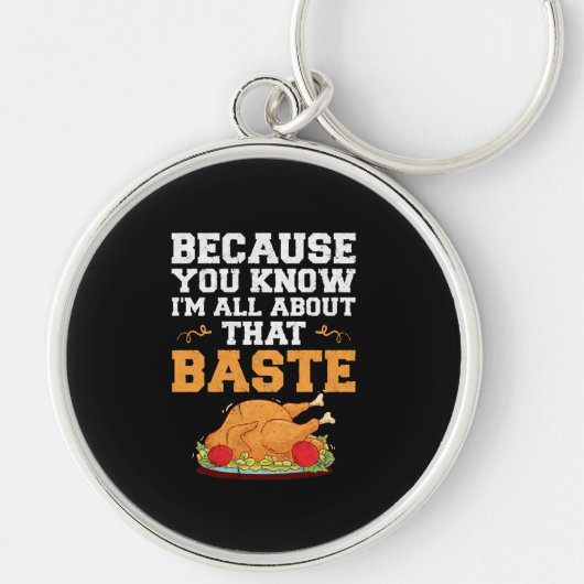 Funny Thanksgiving Turkije Dag Costume Gift Sleutelhanger (Voorkant)