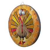 Funny Thanksgiving Turkije Dartbord (Voorkant Rechts)