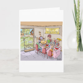 FUNNY THANKSGIVING - TURKIJE KINDEREN FEESTDAGEN KAART