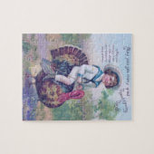 Funny Thanksgiving Turkije Legpuzzel (Horizontaal)