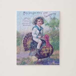 Funny Thanksgiving Turkije Legpuzzel