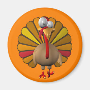 Funny Thanksgiving Turkije Magneet