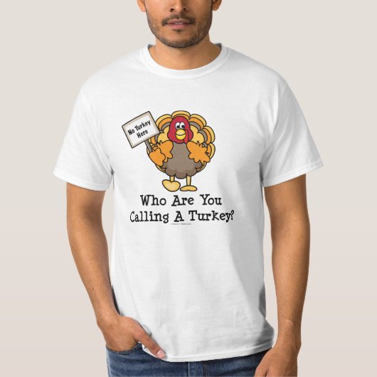 Funny Thanksgiving Turkije t shirt (Voorkant)