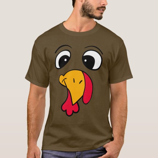Funny Thanksgiving Turkije T-shirt (Voorkant)