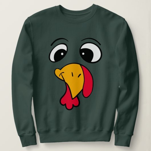 Funny Thanksgiving Turkije Trui (Design voorkant)