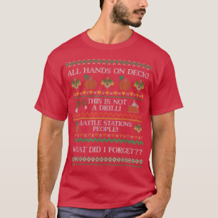 Funny Thanksgiving Ugly Sweater design for Men and T-shirt