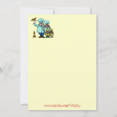 Funny Thanksgiving-uitnodigingskaart Kaart (Achterkant)