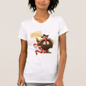 Funny Thanksgiving Wacht je beurt Fat Boy Funny SA T-shirt (Voorkant)
