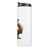 Funny Thanksgiving Wacht je beurt Fat Boy Funny SA Thermosbeker (Geroteerd rechts)