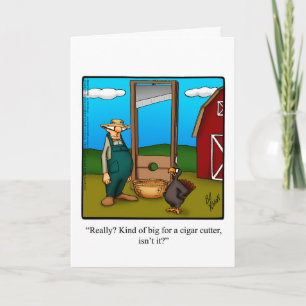 Funny Thanksgiving Wenskaart "Spectickles" Feestdagen Kaart