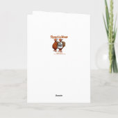 Funny Thanksgiving Wenskaart "Spectickles" Feestdagen Kaart (Achterkant)