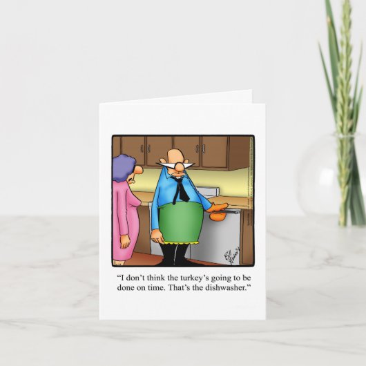 Funny Thanksgiving Wenskaart "Spectickles" Feestdagen Kaart (Voorkant)