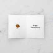 Funny Thanksgiving Wenskaart "Spectickles" Feestdagen Kaart (Binnen)