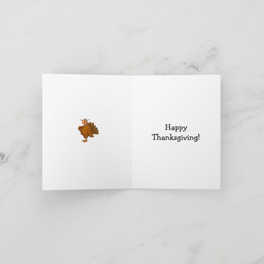 Funny Thanksgiving Wenskaart "Spectickles" Feestdagen Kaart (Binnen)