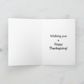 Funny Thanksgiving Wenskaart "Spectickles" Feestdagen Kaart (Binnen)