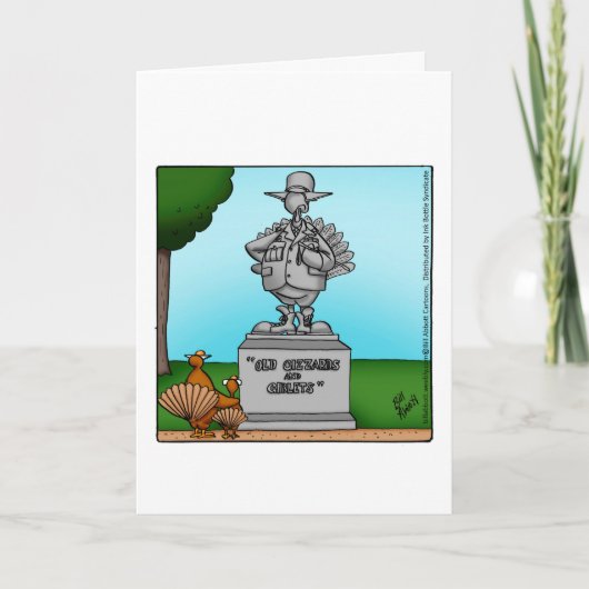 Funny Thanksgiving Wenskaart "Spectickles" Feestdagen Kaart (Voorkant)