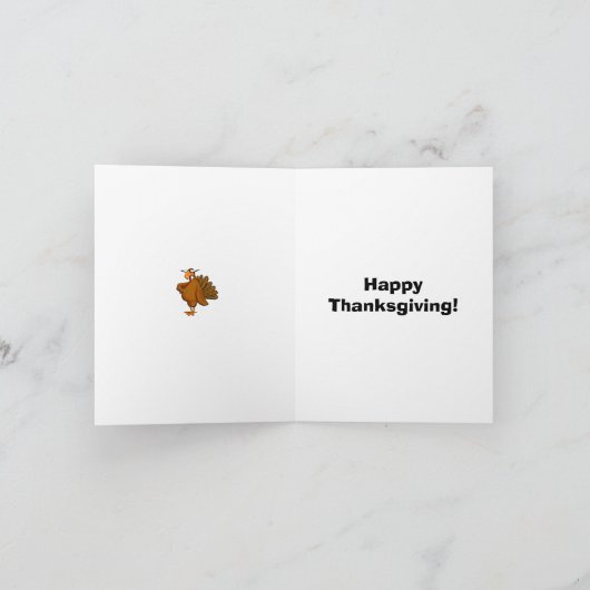 Funny Thanksgiving Wenskaart "Spectickles" Feestdagen Kaart (Binnen)
