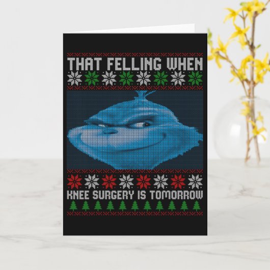 Funny That Feeling When Knee Surgery Is Tomorrow U Kaart (Gele Bloem)