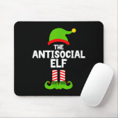 Funny The Antisocial Elf Christmas Family Pajama A Muismat (Met muis)