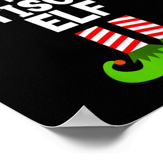 Funny The Antisocial Elf Christmas Family Pajama A Poster (Hoek)