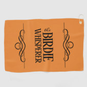 Funny the Birdie Whisperer Golfhanddoek (Horizontaal)