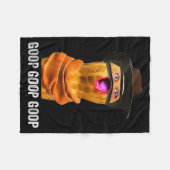 Funny The Burnt Peanut Goop Bungulator  Fleece Deken (Voorkant (Horizontaal))