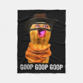 Funny The Burnt Peanut Goop Bungulator  Fleece Deken (Voorkant)