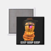 Funny The Burnt Peanut Goop Bungulator Magneet (Voorkant / Achterkant)