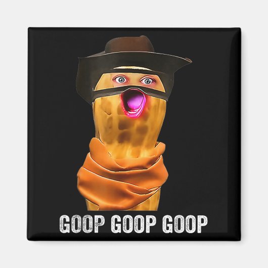 Funny The Burnt Peanut Goop Bungulator Magneet (Voorkant)