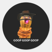 Funny The Burnt Peanut Goop Bungulator Tee  Ronde Sticker (Voorkant)