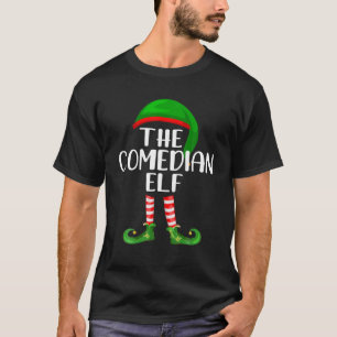 Funny the Comedian Elf Matching Family Kerstmis T-shirt