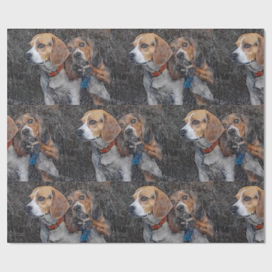 Funny the Dirty Storm door Beagle Cadeaupapier (Vlak)