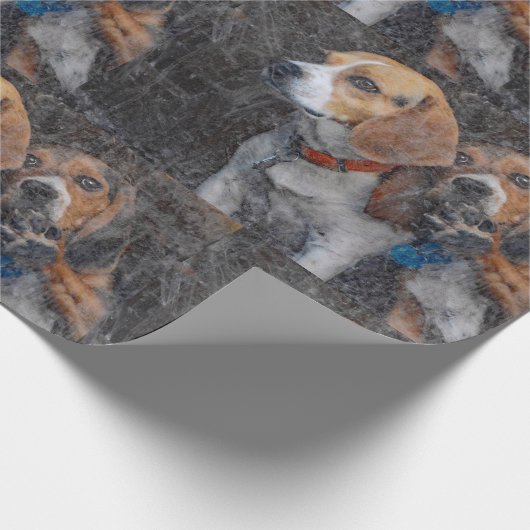 Funny the Dirty Storm door Beagle Cadeaupapier (Hoek)
