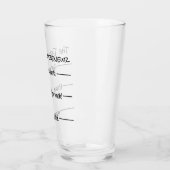 Funny the Drunkpreneur Beer Glas (Links)